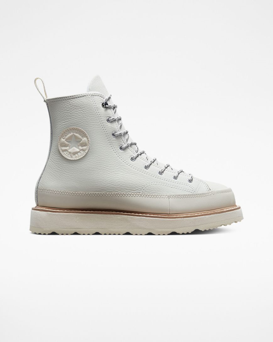 Botas Converse Chuck Taylor Crafted Altas Mujer Beige Beige Blancas Rosas | PE PWL472